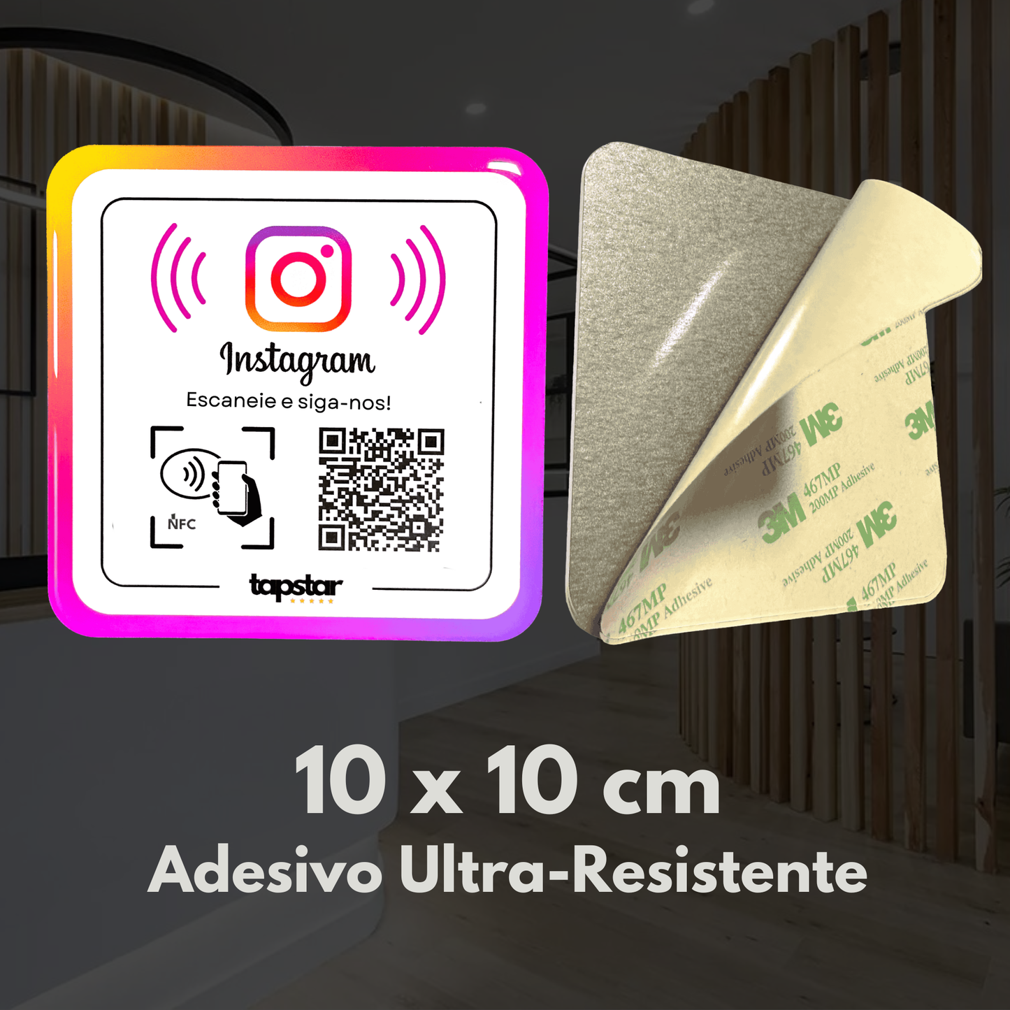 Placa de Seguidores do Instagram