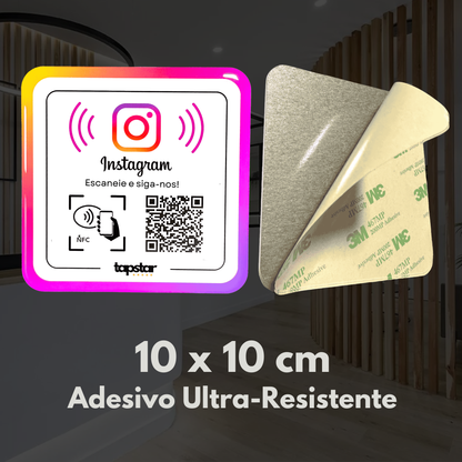 Placa de Seguidores do Instagram