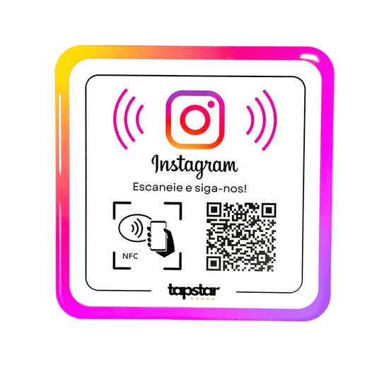 Placa de Seguidores do Instagram