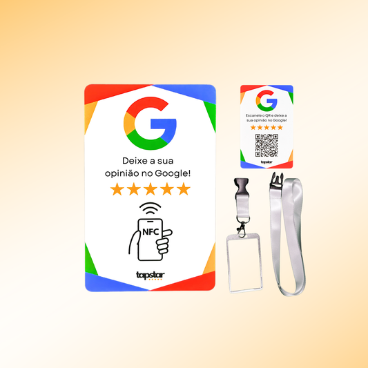Cartão de Avaliações do Google