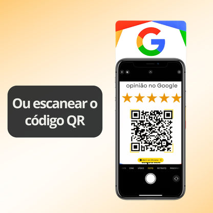 Cartão de Avaliações do Google