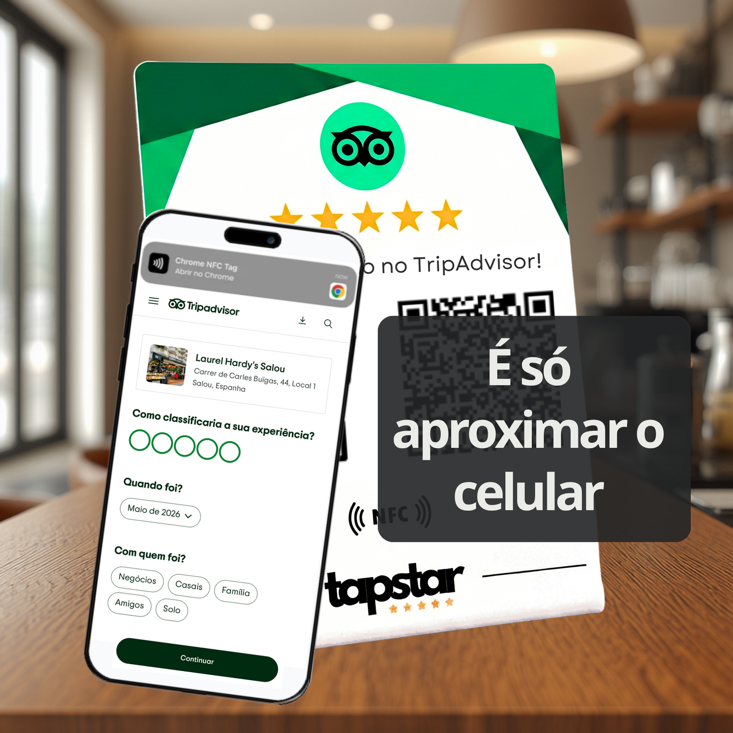 Expositor Avaliações TripAdvisor