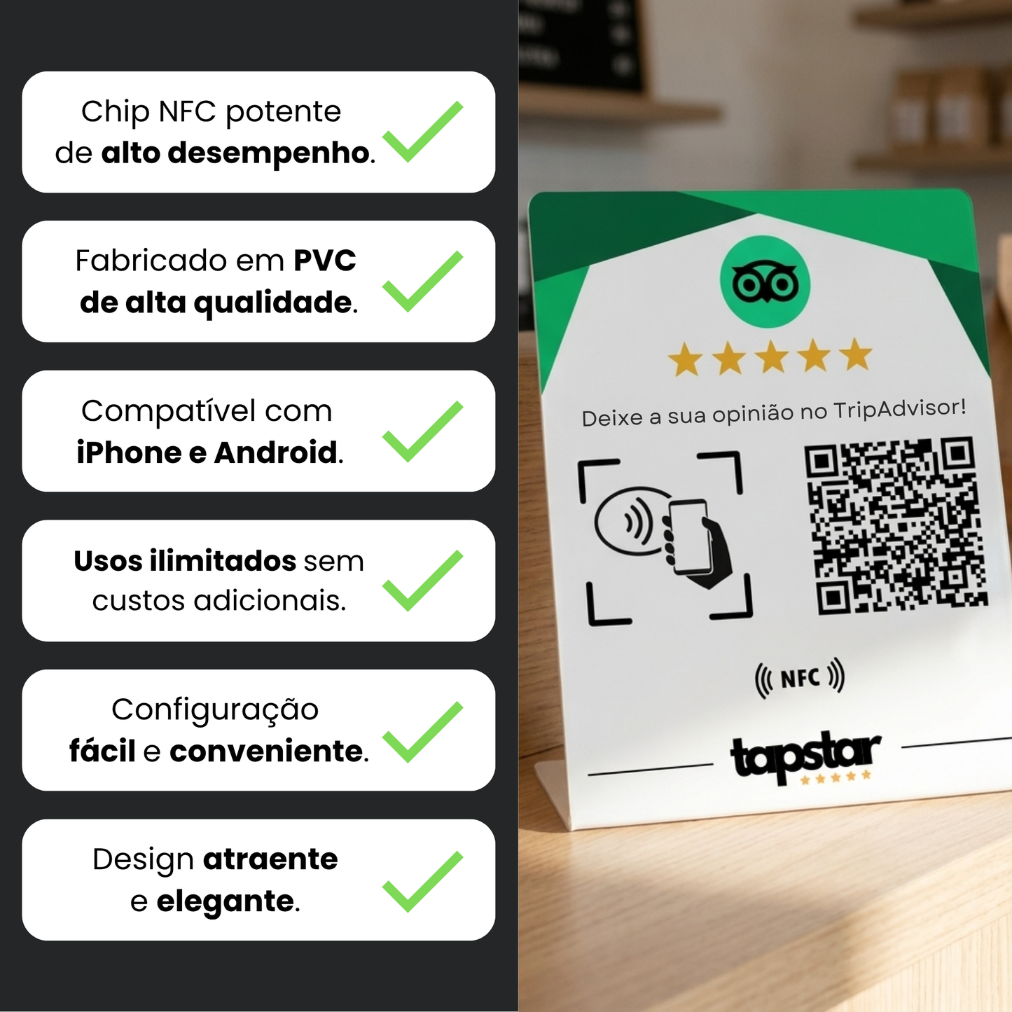 Expositor Avaliações TripAdvisor